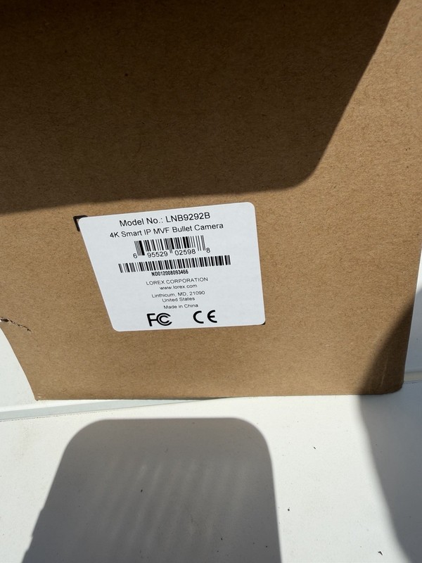 Lorex LNB9292B 4K Ultra HD IP 4x Motorized Bullet Camera, 30FPS, IP67, 1PK gallery