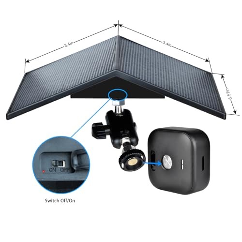 Solar Panel for Blink Camera Outdoor 4, 2K+, 3rd Gen, XT, XT2 – Continuous 1 gallery