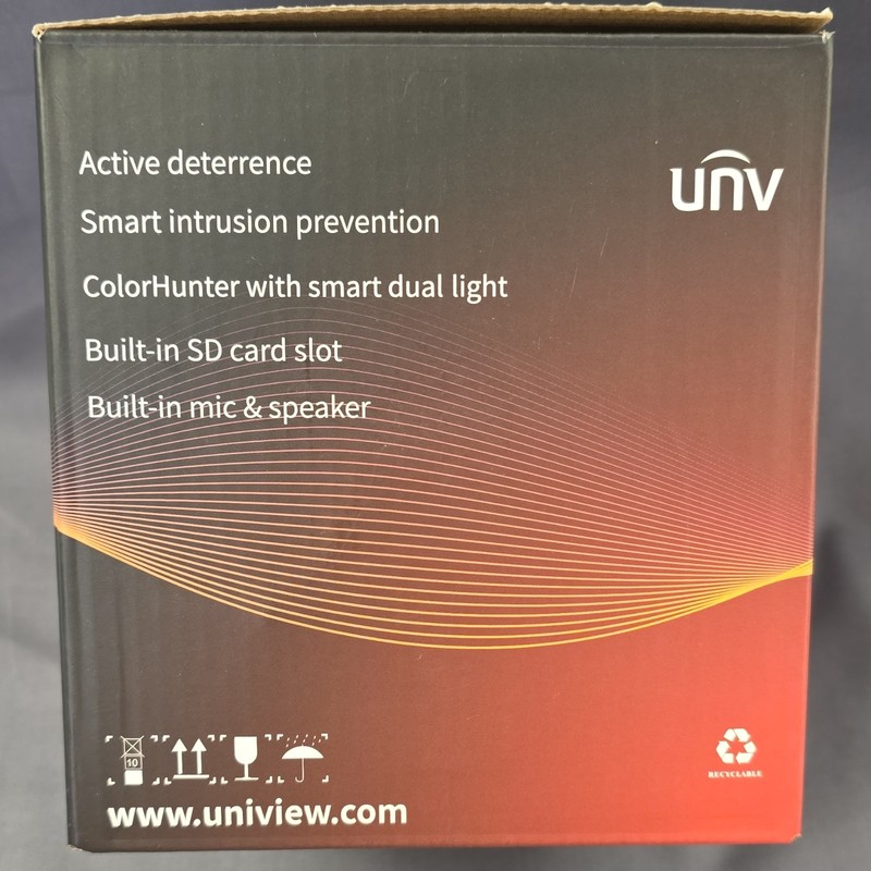 UNV IPC3638SS-ADF28KMC-I1 8MP IP Turret Camera, PoE, WDR, White gallery