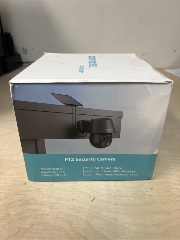 Solar Security Camera Wireless Outdoor, 2K Pan/Tilt 360° View Solar Battery NEW gallery