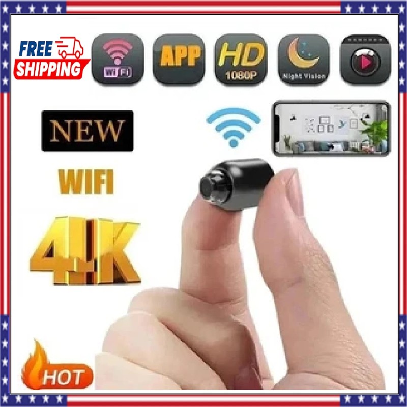 1080P Mini Camera CCTV WiFi HD IP Night Vision Camcorder Home Security Cam – USA