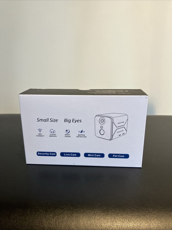 NIB Javiscam Mini Camera Security Camera, WiFi Connect, Motion & Night Detection