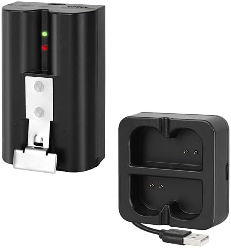 Replacement Battery and Dual Charger for Ring Doorbell Camera 1/2/3/4