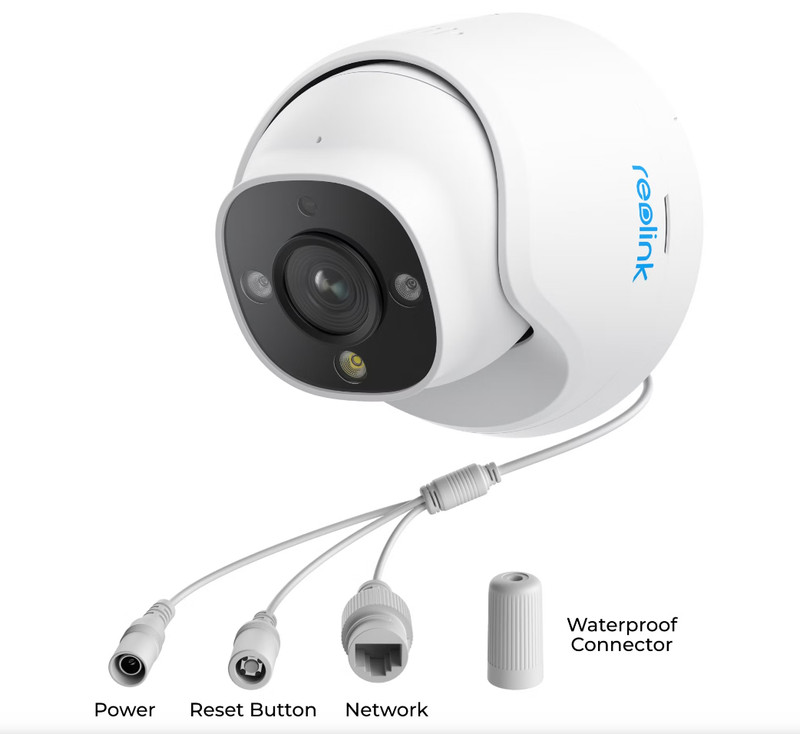 ✅ Reolink 12MP UHD PoE Dome Audio IP Camera Color Night Vision NVC-D12M White ✅ gallery