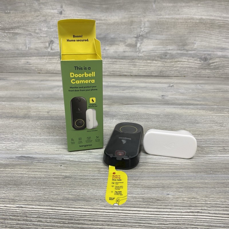 Kangaroo Doorbell Camera Smart Photo + Indoor Chime Wireless Battery Powered gallery