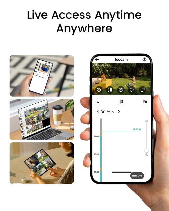 Loocam 4K PoE Add-On Wired Security IP Camera, Only Work with Loocam 4K PoE NVR gallery