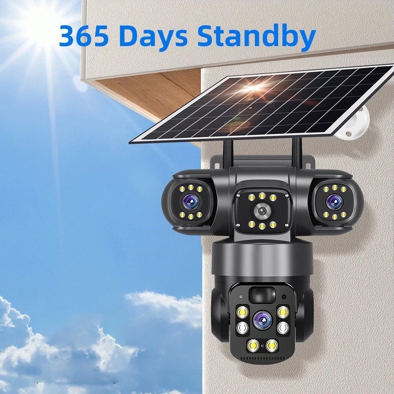 V380Pro 3 Lens Camera WIFI Smart Home 6MP Wireless IP Camera Security Outdoor US gallery