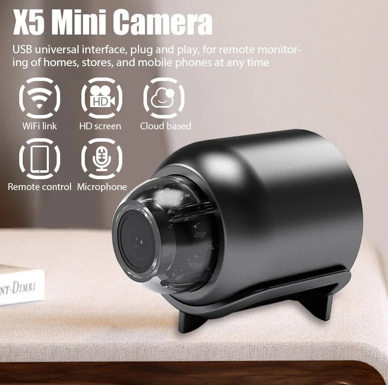 1pc 1080P HD Mini WiFi Wireless Camera Night Vision Remote Monitor - NEW gallery