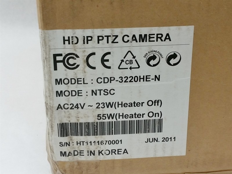 Crest CDP-3220HE-N 1080i HD IP PTZ 20x Zoom Outdoor Dome CCTV Camera New gallery