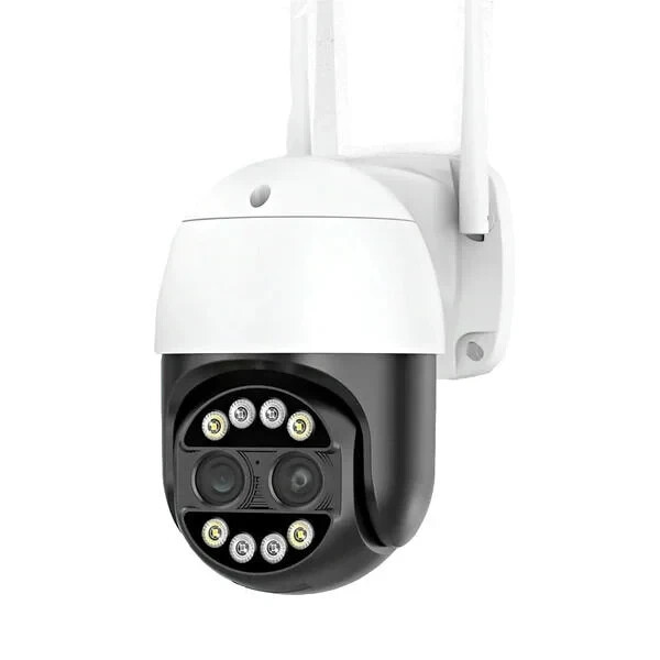 4k 8mpx Varifocal Dual Lens 2.8mm to 12mm Outdoor Wi-Fi Camera