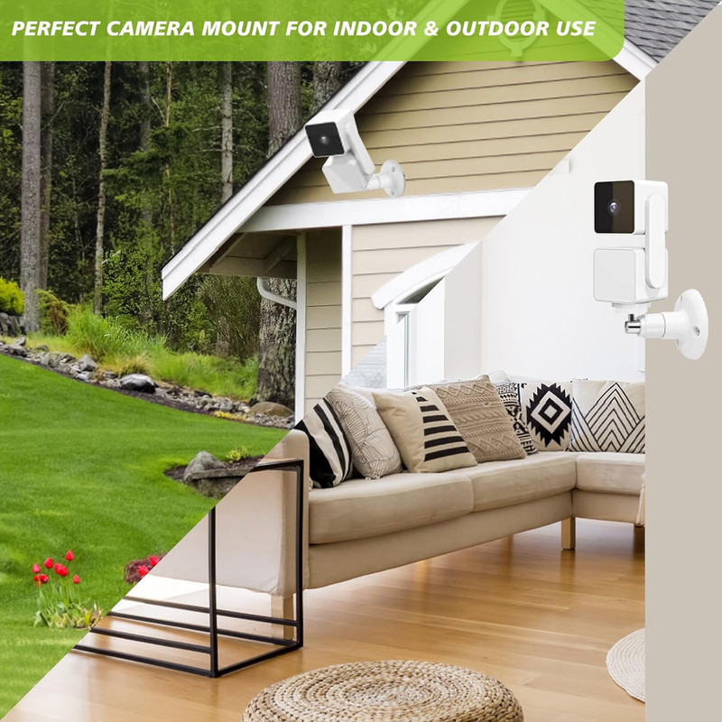 2 Pack Wall Mount Compatible with Wyze Cam Pan V3, Indoor and Outdoor Security M gallery