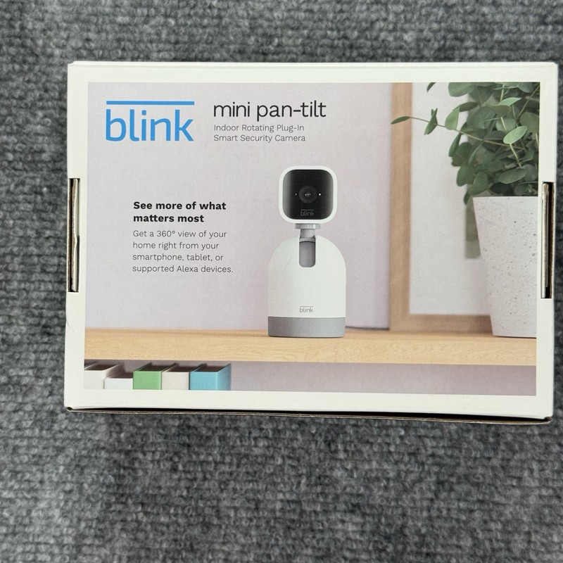 Blink Mini Pan-Tilt Rotating Indoor Plug-in Smart Security Camera, BRAND NEW gallery