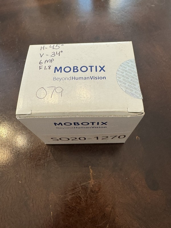 Mobotix Mx-O-SMA-S-6D079 Sensor Module 6MP, B079 (Day), White. New. Open box gallery