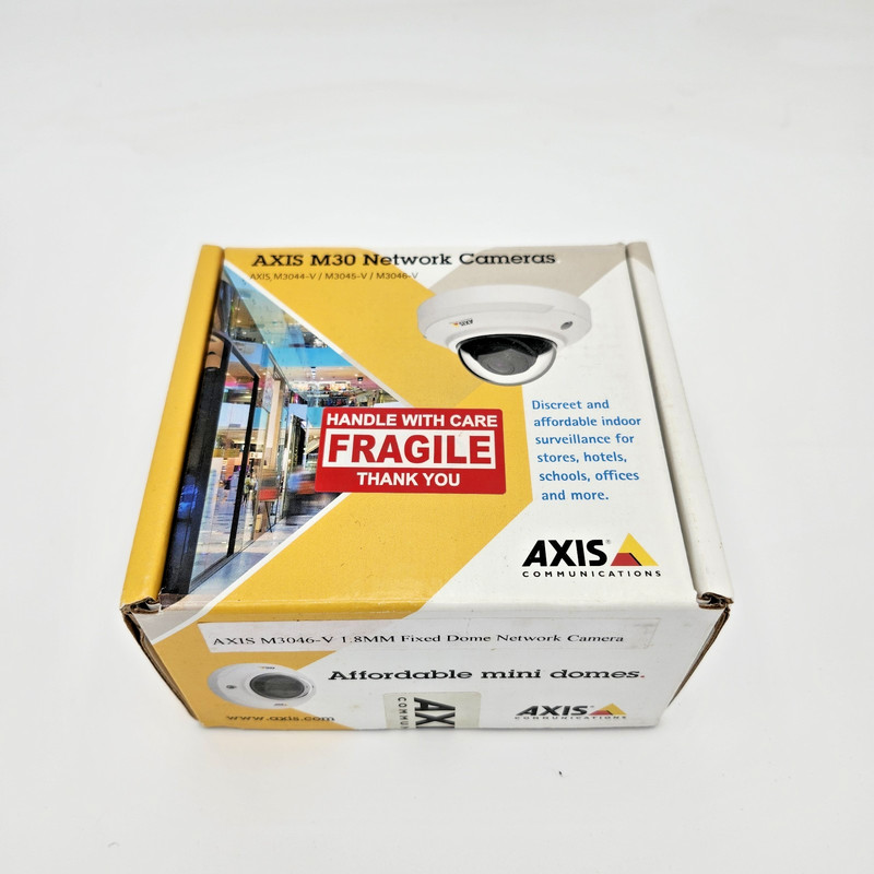 AXIS M3046-V 1.8MM Fixed Dome Network IP Camera 3MP 1080p PoE 01116-001 Open Box