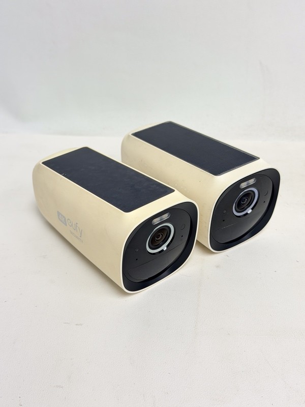 EufyCam 3, 2-Outdoor Wireless 4K Solar Powered Security Cameras w/ HomeBase 3 gallery