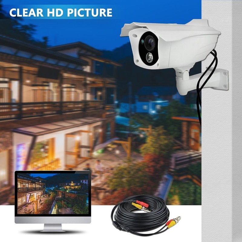 2-Pack 25ft BNC Coaxial Security Camera Cables - Weatherproof & Ready to Use gallery