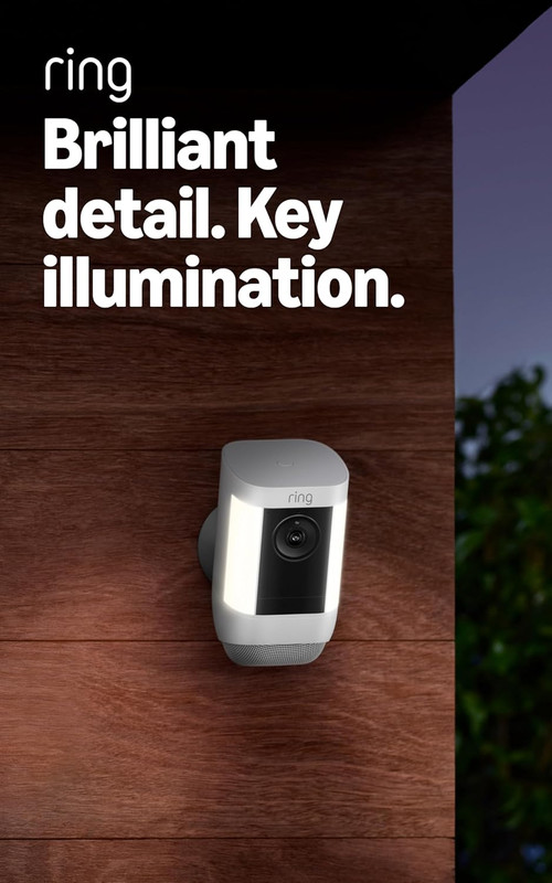 Spotlight Cam Pro, Battery, Home or Business Security, Retinal 2K Video, Color N