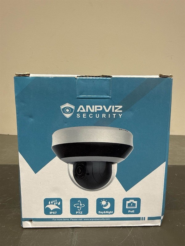 Anpviz 4MP PoE PTZ IP Camera, 4X Optical Zoom, Perimeter Protection, Human Vehic