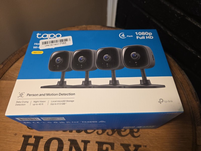 Tapo 1080P Indoor Wired Security Camera – Works as a Baby Monitor & Pet