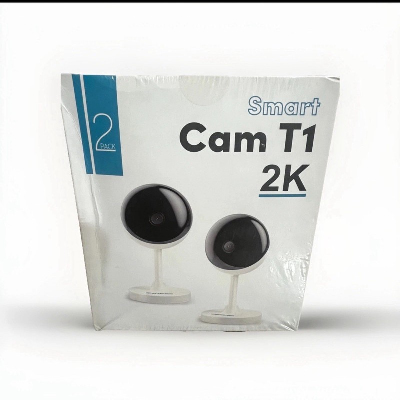 Owltron Cam T 1 2K Indoor Home Security Camera for Baby & Elder Smart Black 2pck