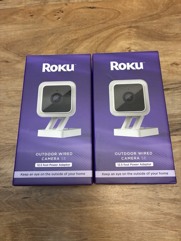 Roku SE Outdoor Wired Camera 12.5ft