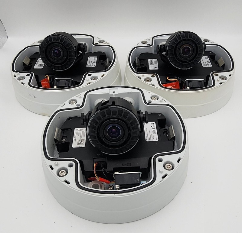 * LOT OF 3* Axis P3344-VE 6MM Fixed Dome Network Security Camera 0325-001 gallery