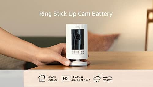 Ring Stick Up Cam Battery HD security camera with custom privacy controls, Simpl gallery