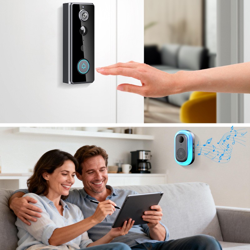 Video Doorbell Camera Wireless WiFi Tuya Doorbell Camera with Human Detection gallery