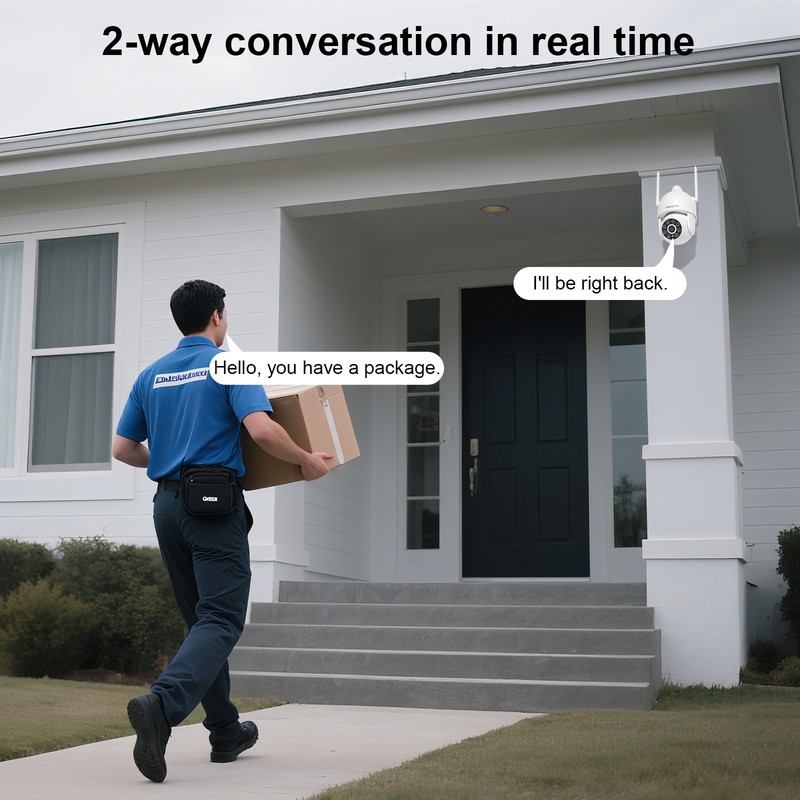 ARCCTV 2-Pack 2K Indoor WiFi6 Security Camera Auto-Tracking 360°PTZ 24/7 Working gallery