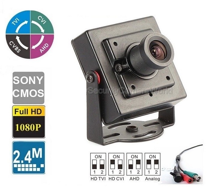 Hidden Spy Mini 1080P HDCVI CCTV 2.8mm Board Lens Security Video Color Camera
