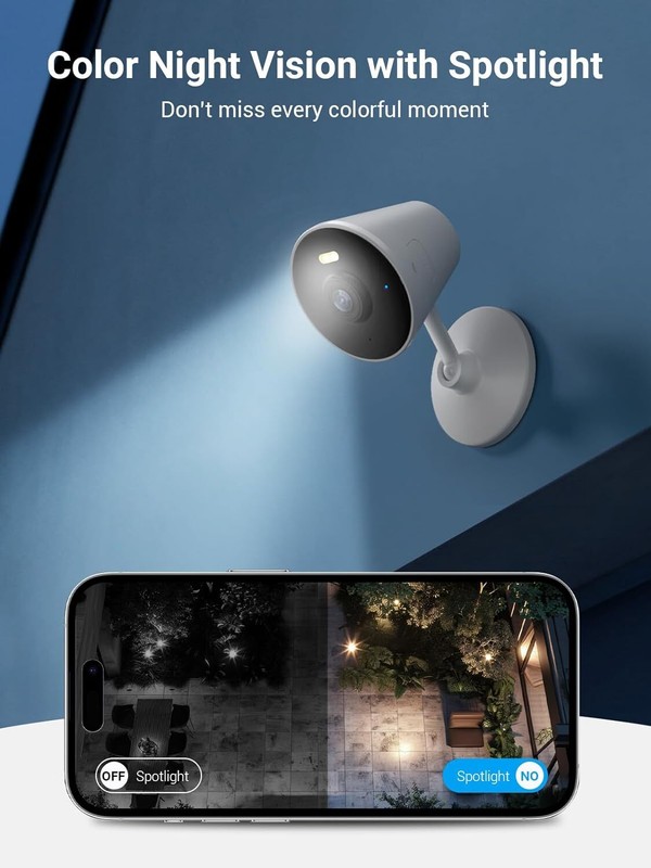 5G & 2.4G Indoor/Outdoor Security Camera for Home, 【5G&2.4G】White gallery
