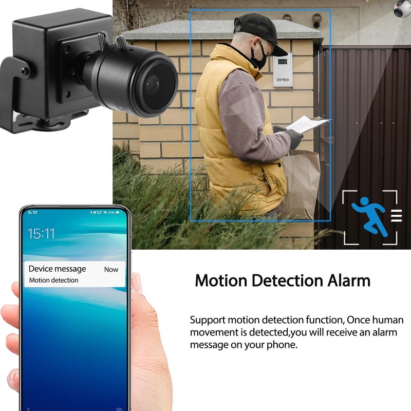UltraHD 4K (8MP) POE IP Mini ,2.8-12mm Manual Zoom Lens Indoor P2P CCTV IP PO... gallery