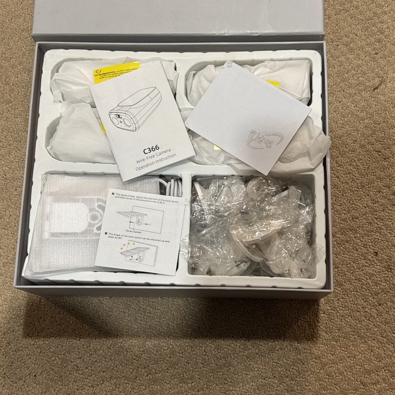 Solar Security Cameras Outdoor Wireless,4 Cam-Kit,2K Color Night Vision C366 gallery