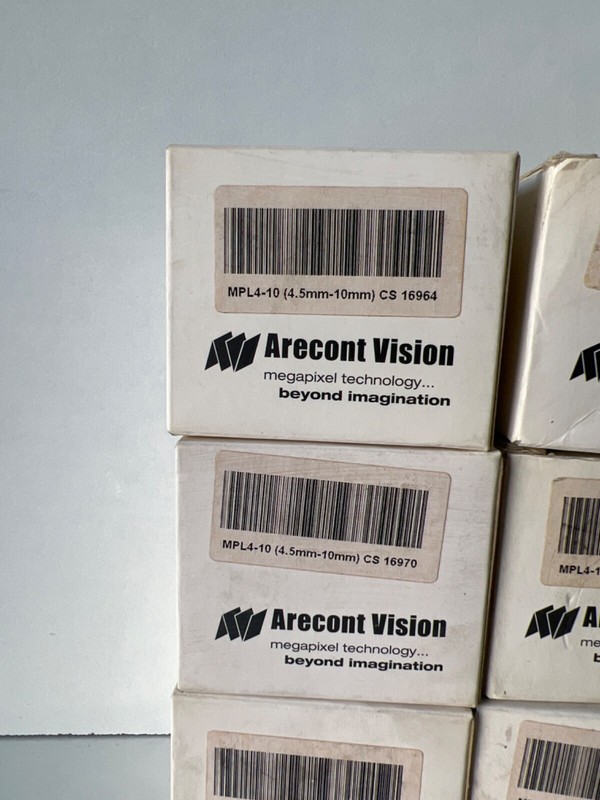 ARECONT VISION MPL4-10 4.5-10mm,cs, 1/2", f1.6, lot 6 pcs gallery