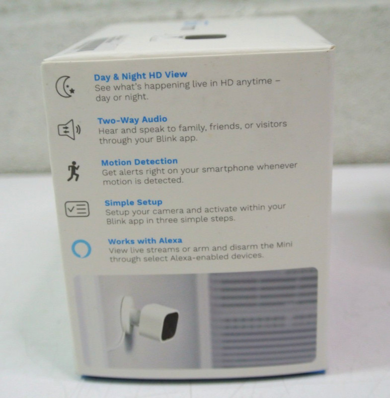 2 Blink Mini Indoor Plug-in Smart Security Camera Surveillance BCM00300U gallery