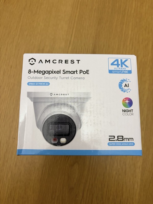 Amcrest UltraHD 4K 8MP Outdoor Security Camera 50024-04297