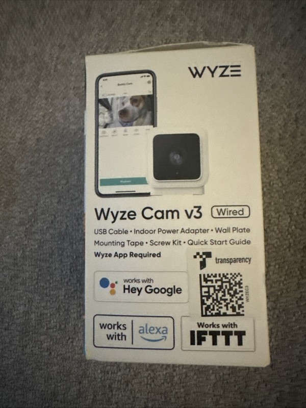 Wyze Cam v3 WYZEC3 Indoor/Outdoor Security Camera 1080p Color Night Vision + Box gallery
