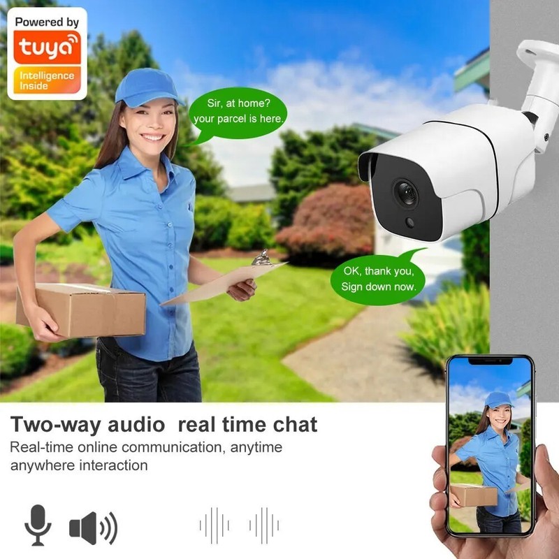 Tuya 5G Wifi Camera Outdoor 5MP Home Security Camera Motion Detect Surveillance gallery