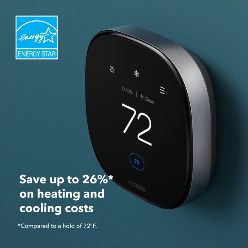 Smart Doorbell Camera Sensor Auto-Scheduling Thermostat WiFi Security Bundle Kit gallery