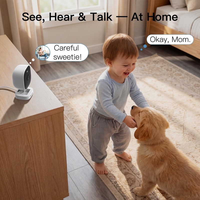 VIMTAG 2.5K Cameras for Home Security Outdoor/Indoor, Color Night Vision Secu... gallery