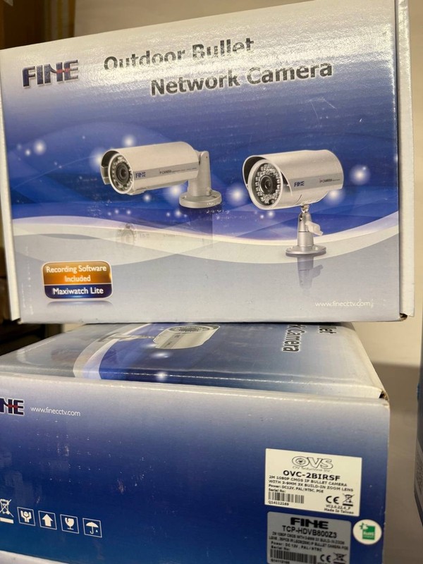 Liquidation of Assorted Bullet Network Surveillance Cameras | Lot of 17 boxes gallery