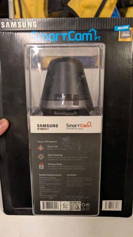 SAMSUNG SNH-V6410PN SmartCam PT 1080p Pan/Tilt Full HD Wi-Fi IP Camera - NEW gallery