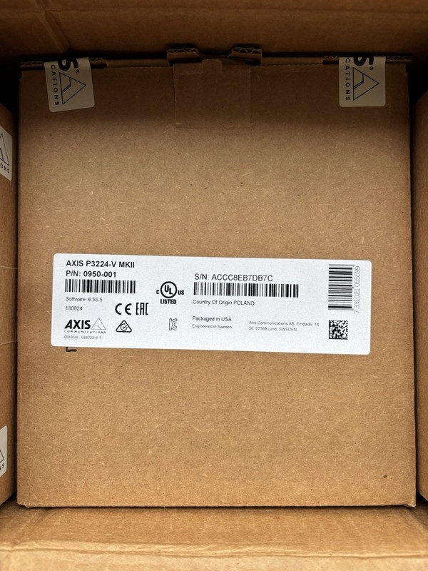 Axis P3224-V MKII. Pkg of 10 cameras $600 for the box of 10. Pkg Deal… gallery