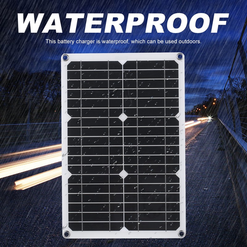 Solar Panels For Wireless Outdoor Security Camera 18V 20W Waterproof Solar BXBV gallery
