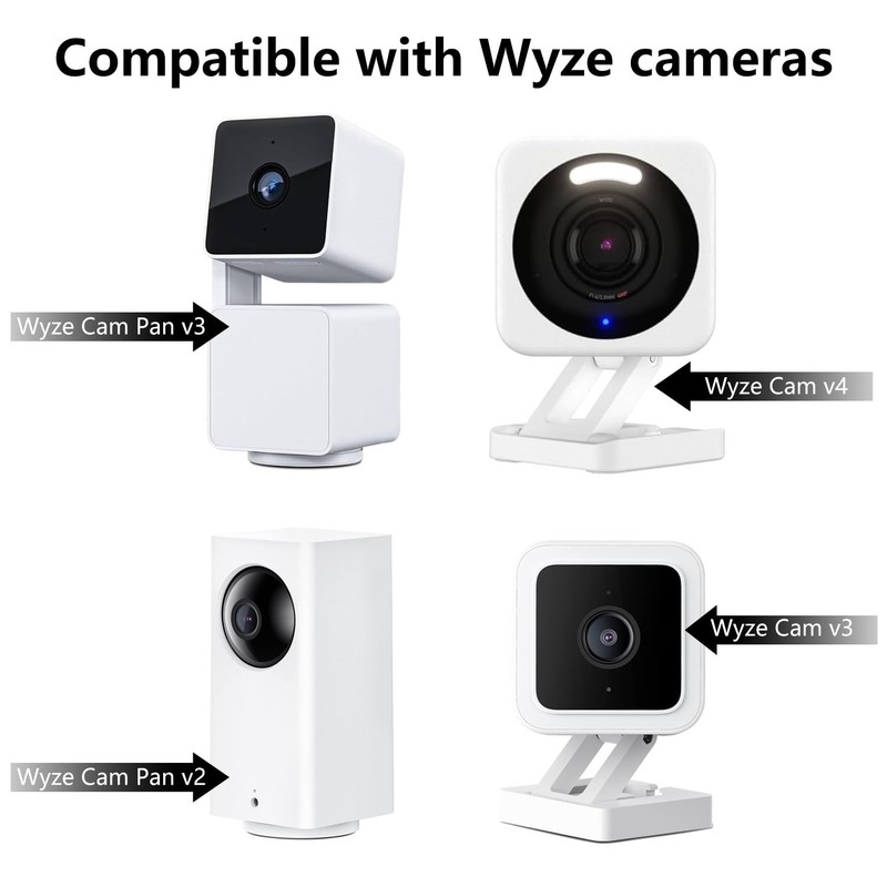 Outside Corner Wall Mount Bracket for Wyze Cam Pan V3/V4 Wyze Cam OCR-WM gallery