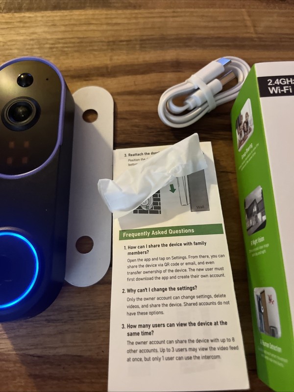 1080P | Smart Wireless Video Doorbell Camera | Night Vision | Real-Time Alerts gallery