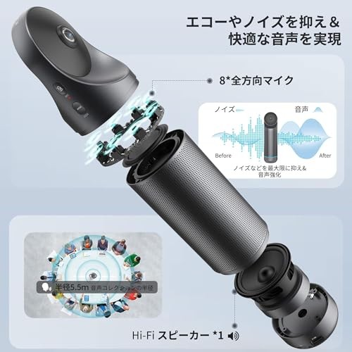 Kandao Meeting Pro 360-Degree Webcam for Web Conferencing New Japan gallery