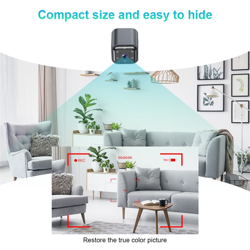 180MHz Wi-Fi Camera 2.4GHz~2.4835GHz For Photo Video Real-Time Viewing gallery
