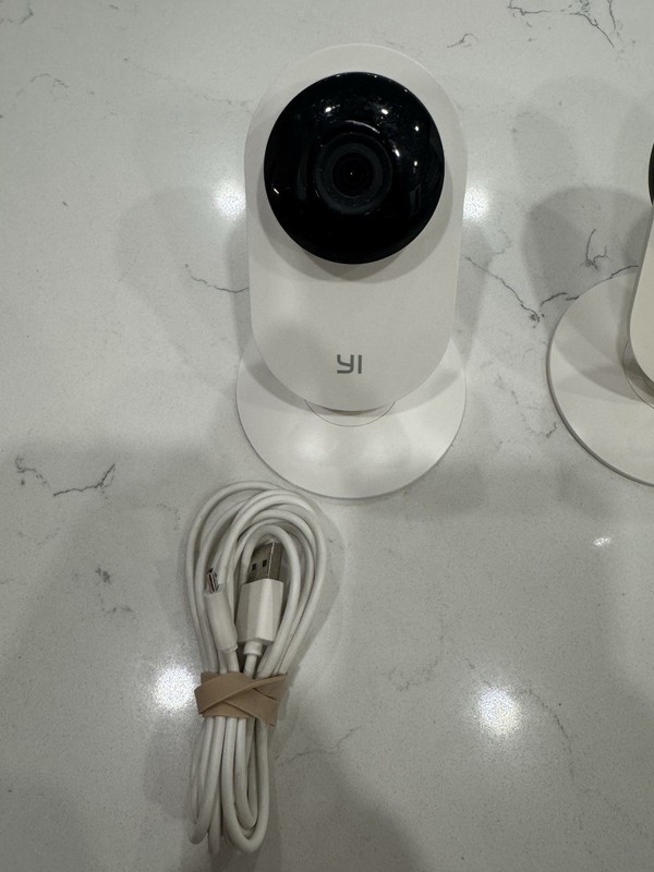 Pair of YI YHS-113-IR Home Black Security Cameras, 2.4Ghz Indoor Cameras gallery