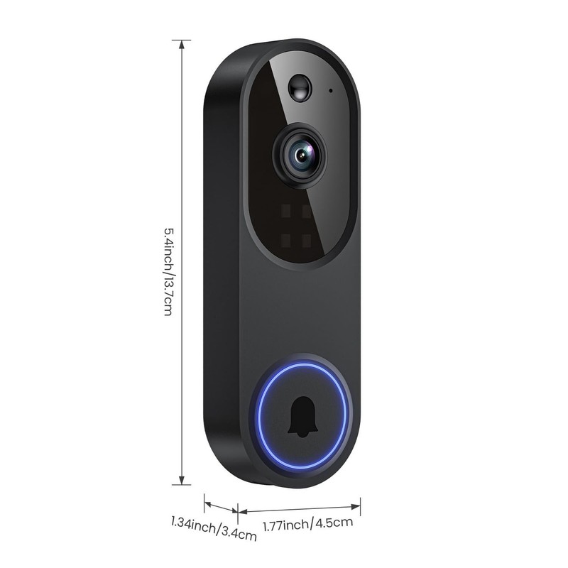 Doorbell Camera M52, Security Camera Outdoor/Indoor, 1080 HD with Night Visio... gallery